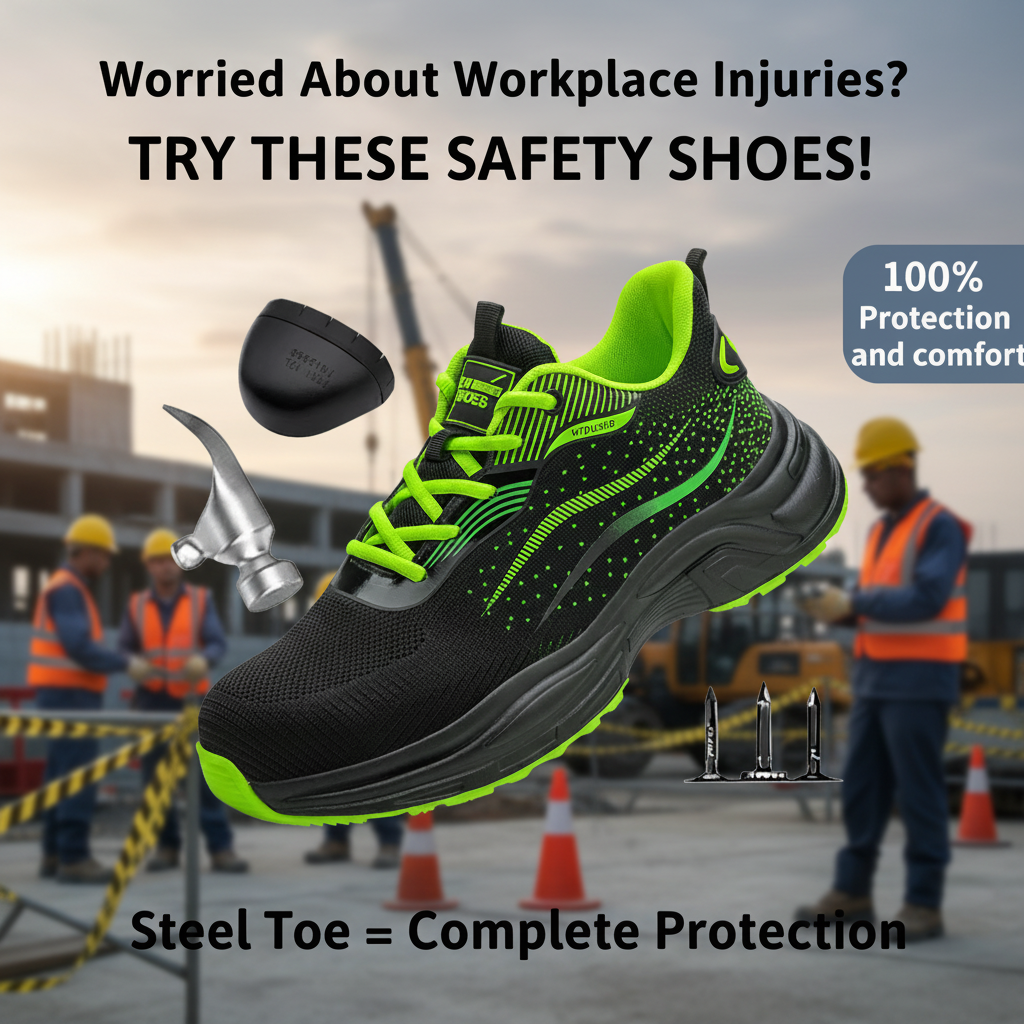 Säkerhetsskor Moderiktiga Arbetsskor Punkteringssäkra Skyddsskor Slitstarka