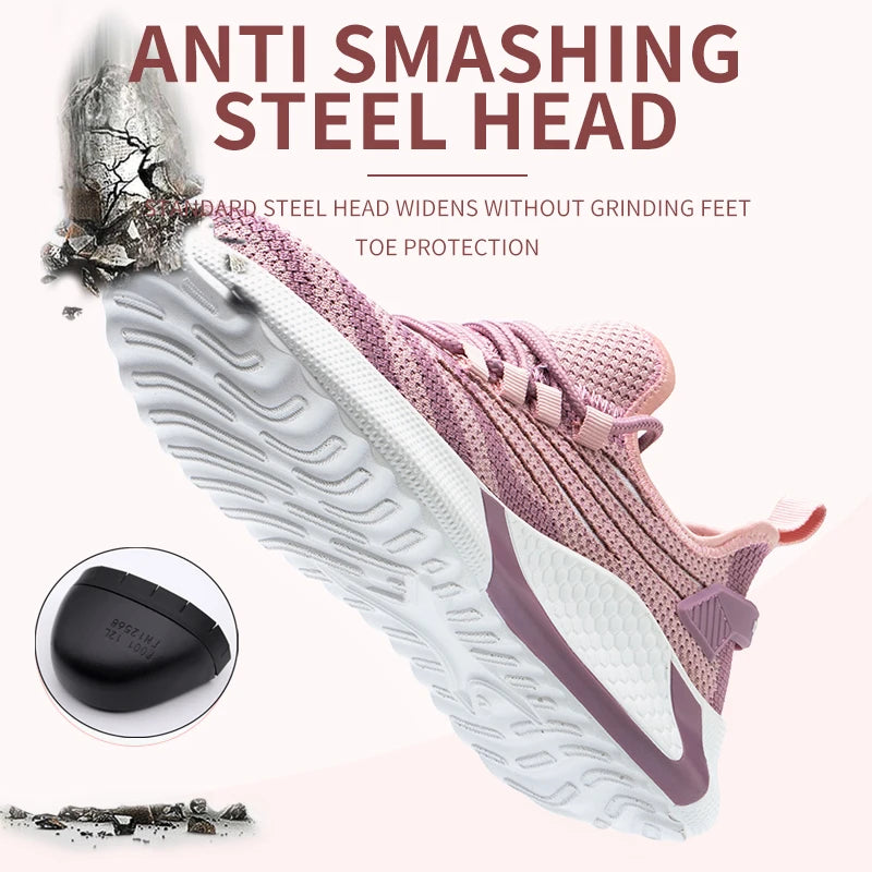 Skyddsskor Unisex, flera färger, Ståltåskor Arbets-sneakers , Lätta , spiktramp kevlar.