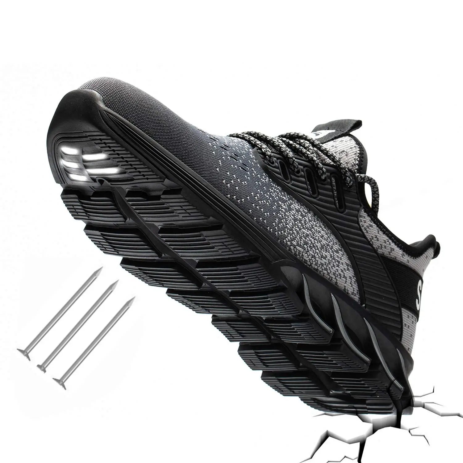 Säkerhets-sneakers, Anti-kross, Lätta andningsbara