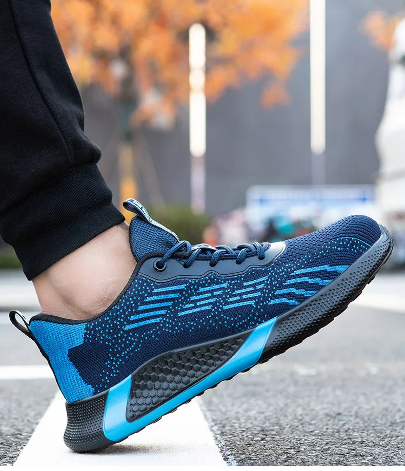 Skydds-sneakers med stålhätta