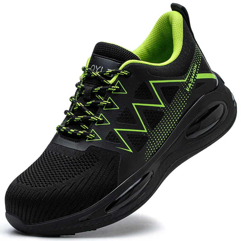 Sneakers, Industriellt, Arbetsskor Punkteringssäkra Stålhätta, Halkfria