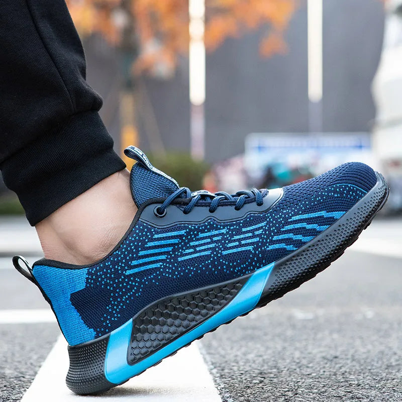 Skydds-sneakers med stålhätta