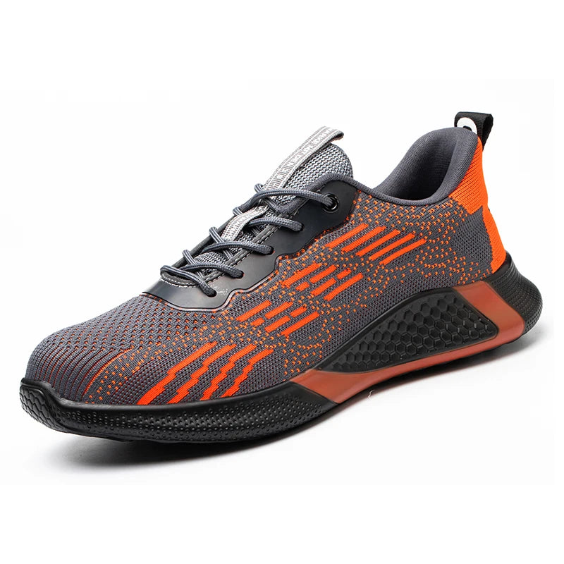 Skydds-sneakers med stålhätta