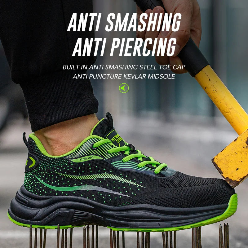 Säkerhetsskor Moderiktiga Arbetsskor Punkteringssäkra Skyddsskor Slitstarka