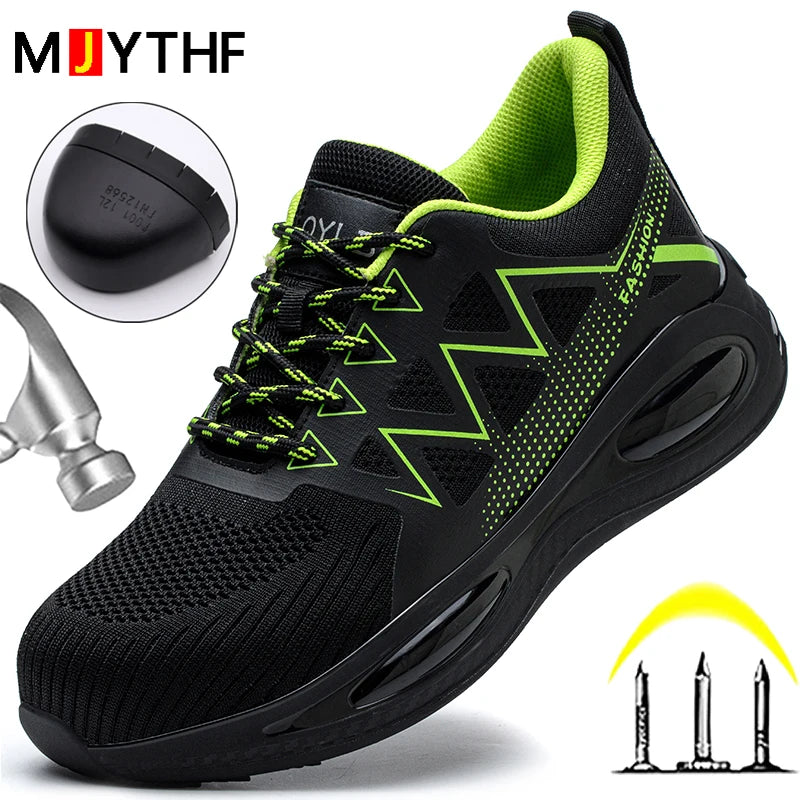 Sneakers, Industriellt, Arbetsskor Punkteringssäkra Stålhätta, Halkfria