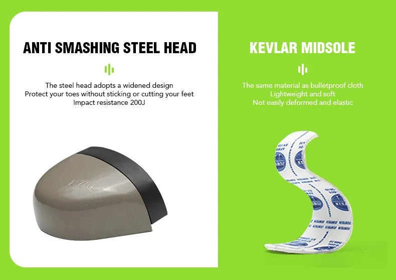 Sneakers, Industriellt, Arbetsskor Punkteringssäkra Stålhätta, Halkfria