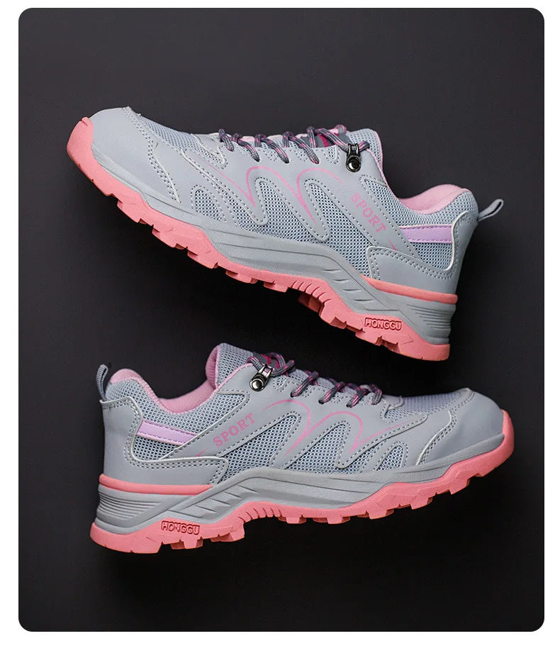 Dam Arbetsskor Slitstarka Skyddsskor Med Stålhätta